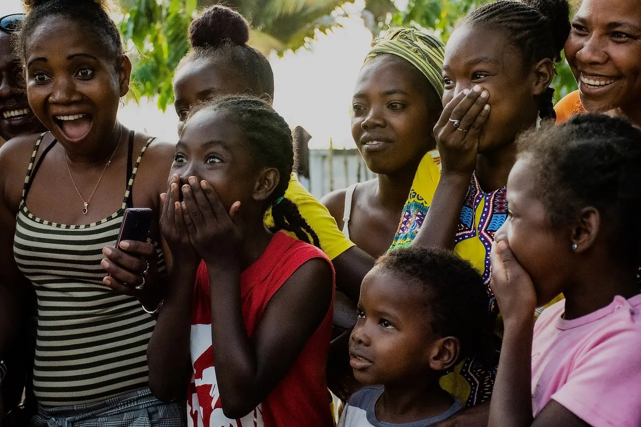 Rencontre avec des enfants d'un village malgache